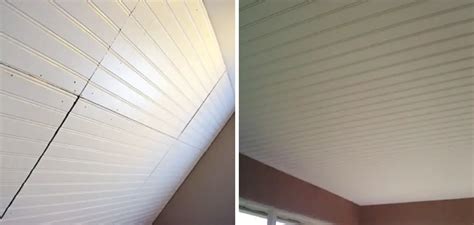 remove metal around ceiling outside house|removing vinyl ceiling panels.